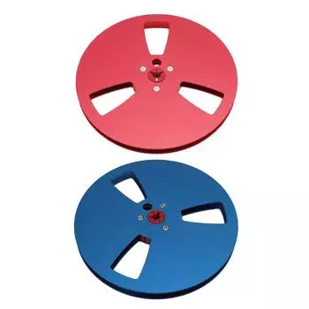 1/4 7-дюймовая пустая катушка с лентой, 3 отверстия, алюминиевый сплав, универсальная открытая катушка, звуковая лента, пустой диск для ReVox Blue