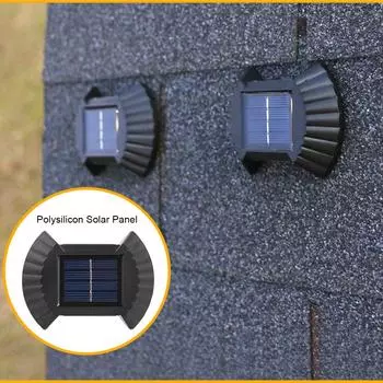 1/4/8 шт. настенный светильник на солнечной батарее, водонепроницаемый, светящийся вверх и вниз, для украшения садового забора, солнечный свет
