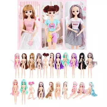 1/4 BJD 26 шарнирное шарнирное подвижное тело куклы принцессы для девочек с волосами