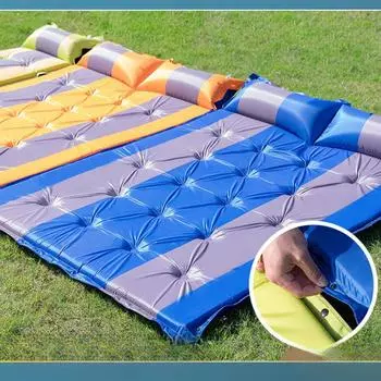 1-4 человека, уличная палатка, спальный коврик, автоматический надувной утолщенный матрас, влагостойкий коврик для кемпинга на открытом воздухе 190x62x3cm