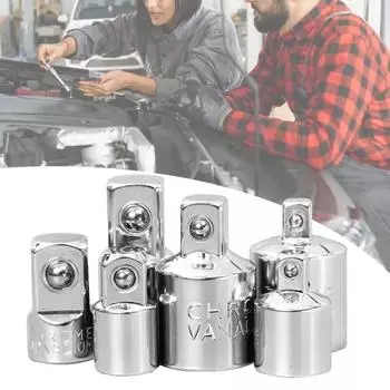 1/4 дюйма, 3/8 дюйма, 1/2 дюйма, адаптер для ключей с храповым механизмом, противоскользящий слот, устойчивый к коррозии, прочный, профессиональный преобразователь, электрическая дрель 1