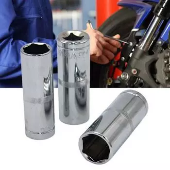 1/4 дюйма глубокая головка 4-14 мм шестигранная гайка ключ для ремонта автомобиля аксессуары 8mm