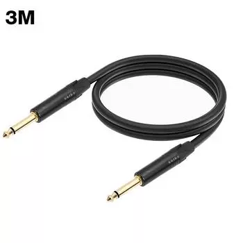 1/4 дюйма на 1/4 дюйма прочный TS штекер моно аудио шнур папа-папа нейлоновая оплетка QD 2M