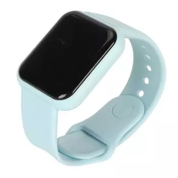 1,4-дюймовые смарт-часы 150 мАч Шагомер Сигнализация Входящие сообщения Оповещение Спортивный режим Водонепроницаемый Фитнес синий