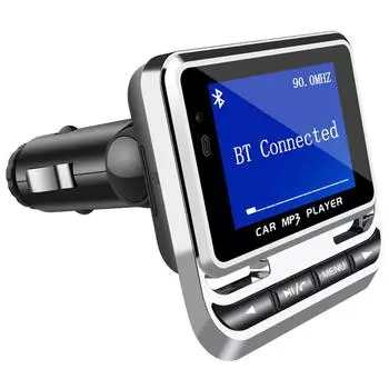 1,4-дюймовый автомобильный Bluetooth 5.0 FM-передатчик MP3-плеер Aux Kit