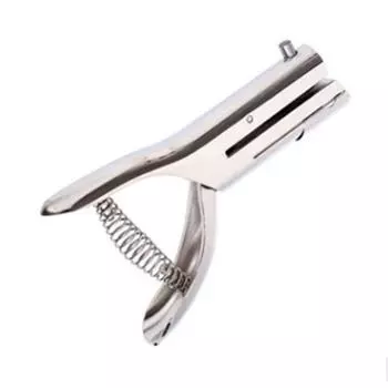 1 4-дюймовый дырокол с одним отверстием для офисных фотостудий, дырокол ручной работы для бумаги