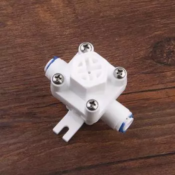 1/4-дюймовый редукционный клапан, компактный экологически чистый пищевой регулятор давления в водопроводной трубке из полипропилена для трубопроводной машины