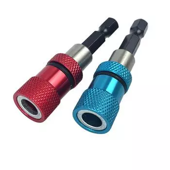 1/4-дюймовый шестигранный хвостовик винт глубина магнитный держатель бит отвертка шестигранная отвертка со сверлами удлинитель стержня бита отвертки красный