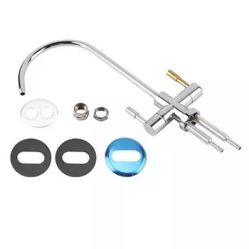 1/4 кран для мойки с двумя отверстиями хромированный фильтр обратного осмоса для питьевой воды