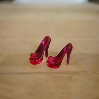 1/4 Кукольная фигурка Обувь Женская Обувь на высоком каблуке Женская Обувь для фигурок красный