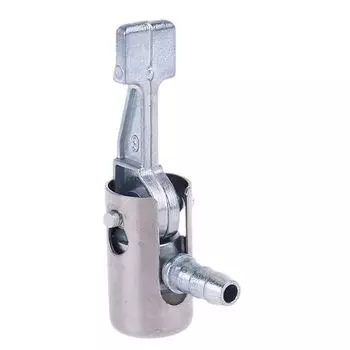 1/4-дюймовый воздушный патрон для накачивания шин автомобиля с воздушным компрессором и штуцерным соединителем C6UB, адаптер, соединитель для накачивания автомобиля серебряный