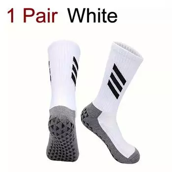 1/4 пары мужских нескользящих носков для футбола с махровой подошвой, устойчивых к запахам, впитывающих пот, дышащих носков для регби, баскетбола, йоги L