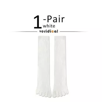 1/4 пары мужских носков с пальцами, длинные хлопковые простые деловые носки для вечеринки, дышащие носки с 5 пальцами до икры, 4 сезона EU39-44