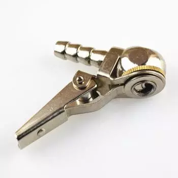 1/4 пневматический патрон для шин, манометр для накачивания шин, латунный шарик, автоматический насос для шин с зажимом для инструментов для ремонта шин TCC01 серебряный