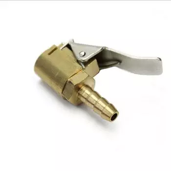 1/4 Portbale автомобильный шиномонтажный клапан адаптер латунный воздушный патрон 6 мм 6mm золотой