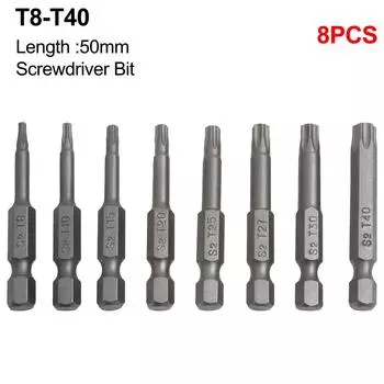 1/4 Ручной инструмент Отвертка плоская шестигранная магнитная