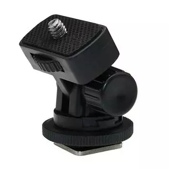1/4 Screw Cold Shoe Adapter Mount Magic Arm Monitor Mount for Video Light DSLR SLR Camera Cage Tripod Mount