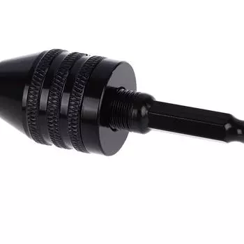 1/4 шестигранный хвостовик, быстрозажимной патрон для сверла, быстросменный адаптер, адаптер для сверла S:0.3-3.6mm серебряный