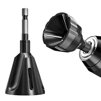 1/4 шестигранный хвостовик для снятия заусенцев с внешней фаски, инструмент, лезвие из вольфрамовой стали, быстросъемное сверло для снятия заусенцев, снятие фаски для стали, латуни L