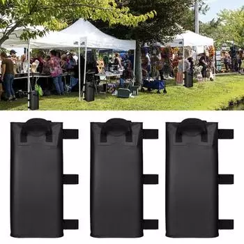 1/4 шт., 10 л, навес для воды, сумка, водонепроницаемый, ветрозащитный, прямоугольный, сверхмощный, навес, палатка, солнцезащитный укрытие, патио, зонтик, беседка, утяжелитель для ног, чехол 4pcs