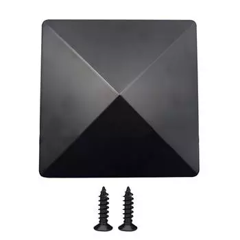 1/4 шт 4 дюйма жесткий пластиковый колпачок для столба забора для наружного деревянного забора садовые принадлежности для защиты столбов забора защитный колпачок