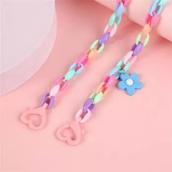 1~4 шт 70 см модная акриловая маска для лица цепочка женская противоскользящая маска ремешок для очков цепи шейная цепочка держатель для маски шейный ремешок для маски