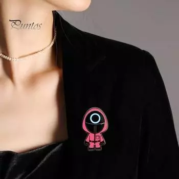 1/4 шт. Брошь в виде телесериала, мультяшная акриловая прищепка для одежды, гладкая на ощупь, для шляп, шарфов, сумок, украшения, булавка, сувенирная бижутерия C