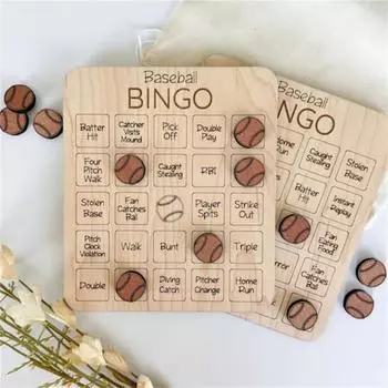 1/4 шт. Деревянный шар, игра в бинго, футбол, бейсбол, баскетбол, шахматы, настольная игра для нескольких игроков, интерактивная игра для взрослых, семейная вечеринка, настольная игра rugby