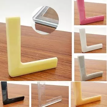 1/4 шт. Детская защитная крышка для безопасности L-образного стола, защита углов стола от столкновений для детей, защита углов кромок мебели 1PC