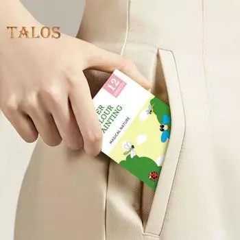 1/4 шт. Книга для рисования акварелью Детская книга для рисования акварелью с 21 уникальным узором Яркая цветная книга для рисования A