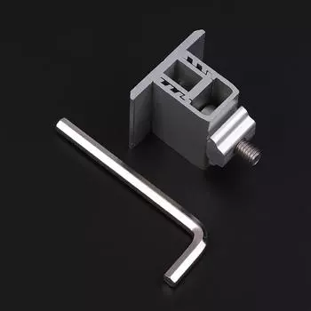 1/4 шт. Концевой зажим, средний зажим, серебряный, установка солнечной системы Pv, крепление, блок давления, кронштейн для крепления солнечной панели Wrench
