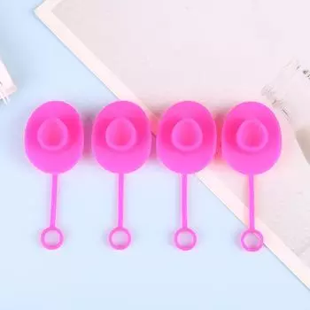 1/4 шт. ковбойская шляпа соломенная крышка на присоске для чашки 40 унций силиконовая соломенная пылезащитная заглушка силиконовая пылезащитная крышка 6-10 мм общий размер as the picture коричневый