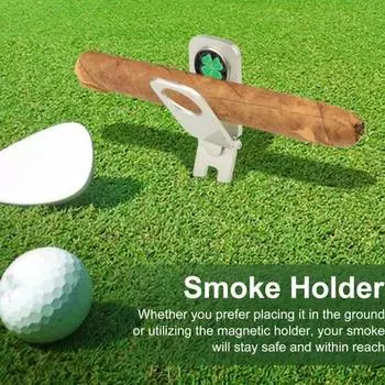 1/4 шт. магнитный держатель для коптильни для гольф-кара, зажим для коптильни, 6 в 1, инструмент для разметки дивот и маркер для мячей для гольфистов