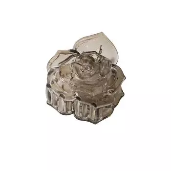 1/4 шт. Милый 3D зажим-краб для волос в виде цветка розы для женской прически с хвостом на затылке, зажим-акула, расческа для волос, аксессуары