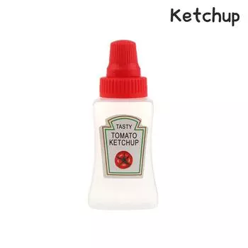 1/4 шт. мини-контейнер для томатного кетчупа, контейнер для заправки для салата, контейнеры для кладовой