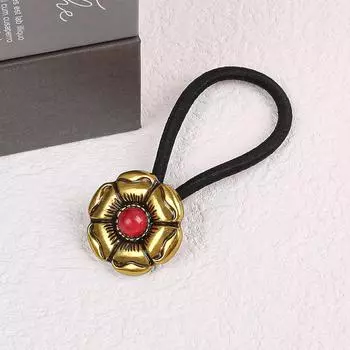 1/4 шт. Модные резинки для волос с цветами, персонализированная ретро бирюзовая повязка на голову, американский западный ковбой, цветочные скранчи, головной убор