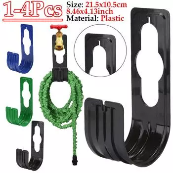 1-4 шт. настенное крепление для сада, органайзер для шланга для полива, сельскохозяйственная стойка для шланга, держатель для хранения шланга, крючок для двора