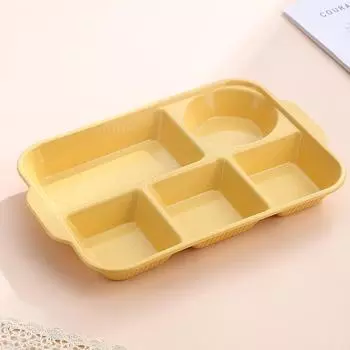 1/4 шт. Пищевая тарелка квадратная домашняя кухня многоразовая обеденная тарелка для взрослых порционный контроль диета 3 отделения безопасна для микроволновой печи 13 inches