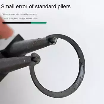 1/4 шт. Плоскогубцы для стопорных колец внутренние и внешние 7-дюймовые плоскогубцы для стопорных колец с прямыми изогнутыми губками для снятия колец, автомобильный инструмент