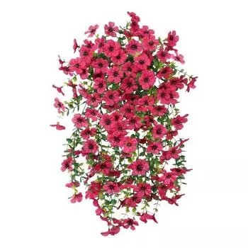 1/4 шт. Подвесной искусственный цветок фиалки, Устойчивый к УФ-лучам, Искусственный шелковый цветок, Свадебная вечеринка D 1pc