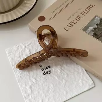 1/4 шт. Простой большой пластиковый зажим-краб, основа для молда, зажим-акула, зажим для волос желеобразного цвета, головной убор, аксессуары для волос, зажим