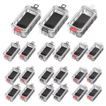 1-4 шт., ящик для рыболовных инструментов с магнитной функцией, рыболовное оборудование, ящик для инструментов, водонепроницаемый расширяемый ящик для рыболовных снастей, рыболовные инструменты 1 Pcs чёрный