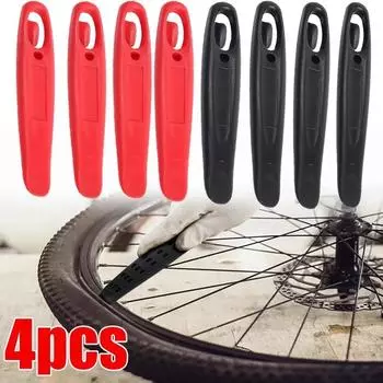 1/4 шт., рычаг для велосипедных шин, сверхлегкий инструмент для ремонта колес, горный велосипед, дорожная ложка для шин, велосипедный нож, аксессуары для выключателя Black - 1pc