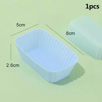 1/4 шт. силиконовые прямоугольные многоразовые формы для выпечки желе для торта, кухонный инструмент синий