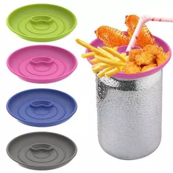 1/4 шт силиконовый поднос для закусок, бокал для вина, многоразовая тарелка для закусок для вечеринок зелёный