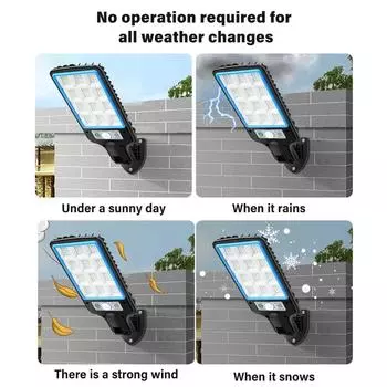 1~4 шт. солнечные фонари уличные с 3 режимами водонепроницаемый датчик движения охранное освещение светодиодный настенный уличный фонарь для сада 108/117COB