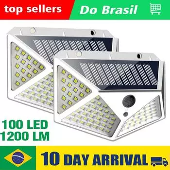 1-4 шт. солнечные настенные светильники с датчиком движения, 4 стороны, 100 светодиодов, уличный сад, двор, водонепроницаемое украшение, лампа освещения 180 градусов