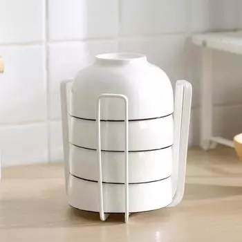 1/4 шт. сушилки для посуды держатели для мисок прочная конструкция легко чистить прочный 1pc чёрный