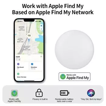 1/4 шт. Умный Bluetooth GPS-трекер, работающий с приложением Apple Find My, защита от потери локатора, замена для Airtag Pet Finder для iOS