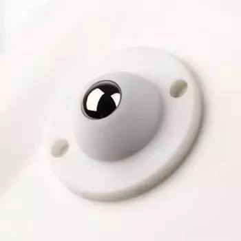1/4 шт. Универсальное колесо Ролик Шкив База Ролик Можно наклеить Шарик Универсальное Бесшумное Колесо Маленькое Колесо Ведущее Колесо 1PCS белый